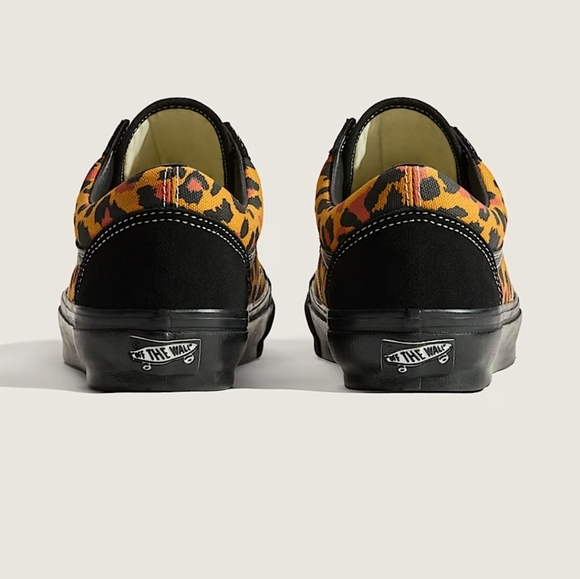 Vans LX Old Skool Women Size 8 Leopard And Black Suede Shoes 122025 - Picture 2 of 7